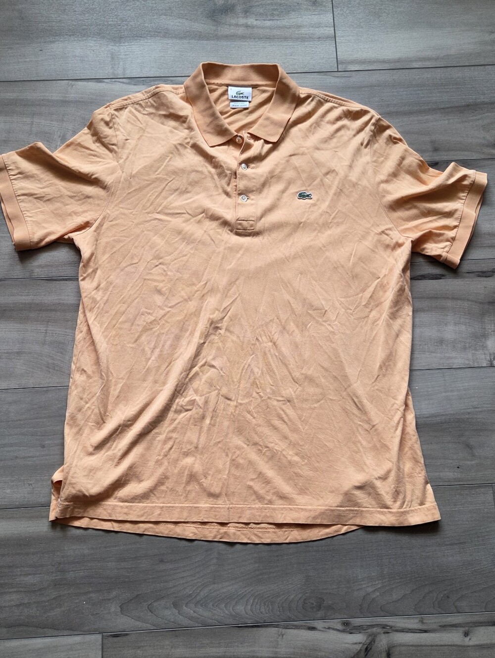 Lacoste Men's Light Peach Polo Shirt